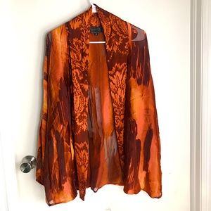 Hand painted HERZENBERG USA cardigan
